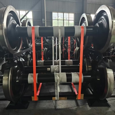 Bộ bánh xe đường sắt 840mm cho xe tải 22.9T/25T Axle Load Wagon Wheelset