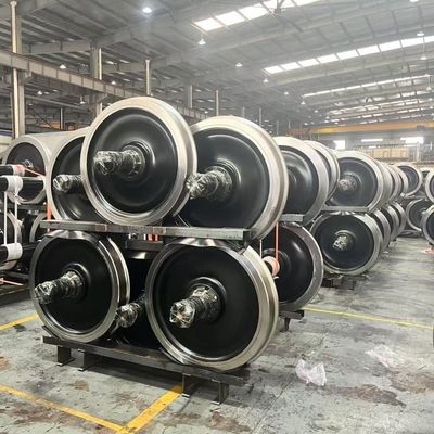 Bộ bánh xe đường sắt 1000mm cho xe tải 22.9T