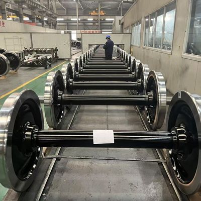 Bộ bánh xe đường sắt 1000mm cho xe tải 22.9T