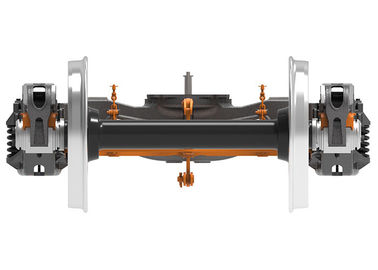 5.2T Tare trọng lượng đường sắt Bogie, đường sắt tàu tàu Bogie 1800mm Đường bánh xe