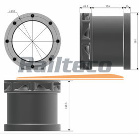 Phụ tùng phụ tùng đường sắt, Hộp trục đường sắt Hộp trục xe ngựa, Hộp trục đường sắt Vòng trục xuân Y32MS