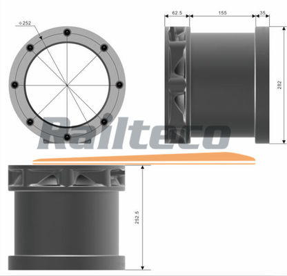Y32MS hộp trục xe lửa