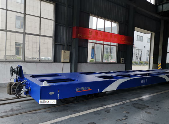 Đường sắt Khả năng tải trọng lớn Xe đường sắt phẳng với ga tiêu chuẩn