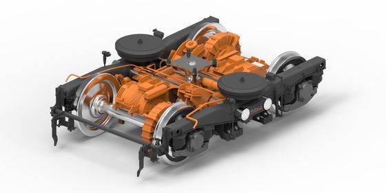 Compact 1435mm Gauge 2 Axle Bogie cho xe điện ngầm